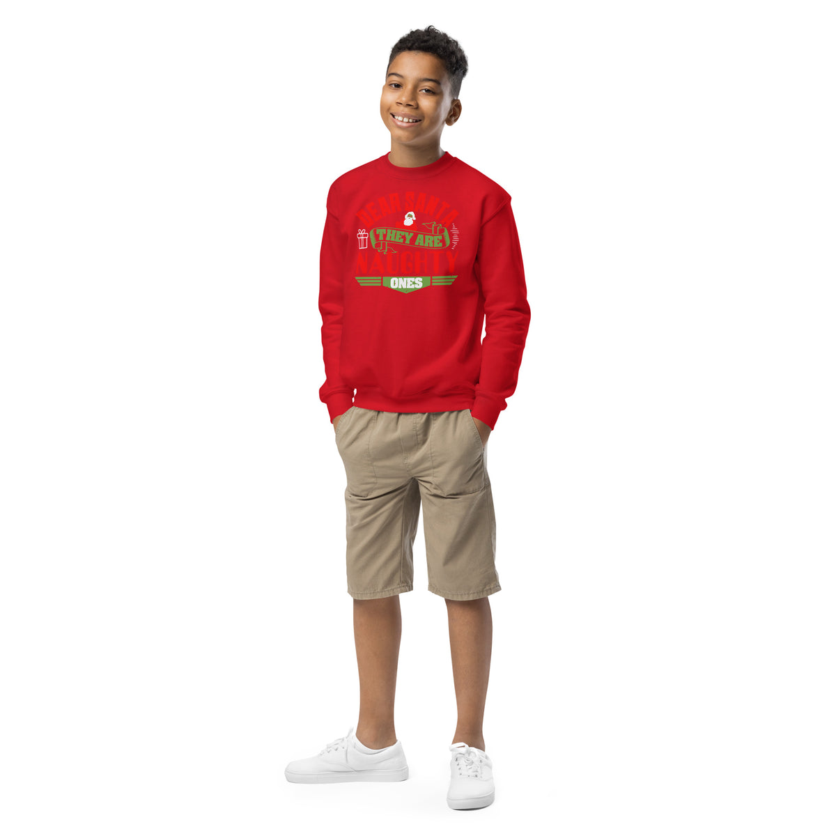 Dear Santa, They Are the Naughty Ones Christmas Kids Sweatshirt