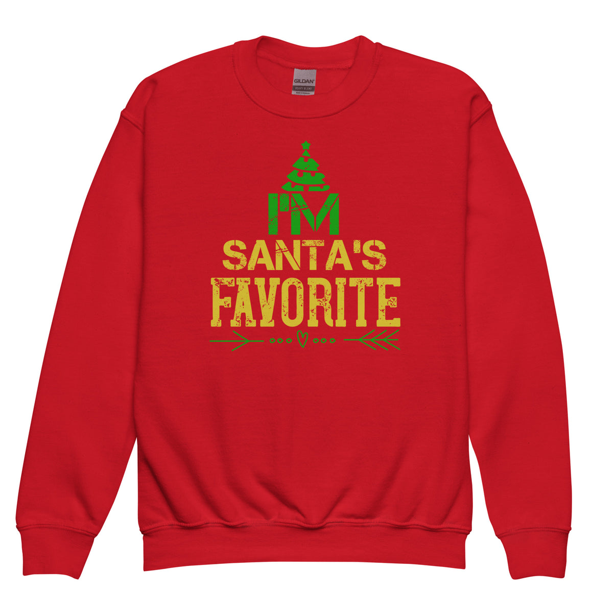 I'm Santa's Favorite Christmas Kids Sweatshirt
