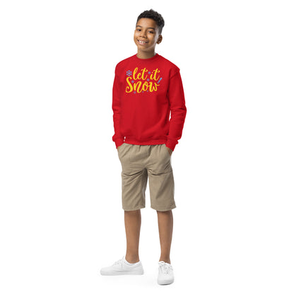 Let It Snow Christmas Kids Sweatshirt