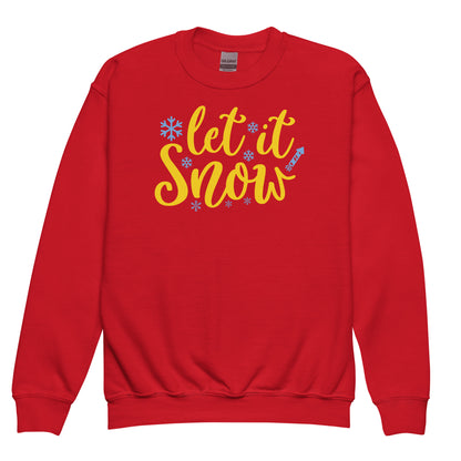 Let It Snow Christmas Kids Sweatshirt