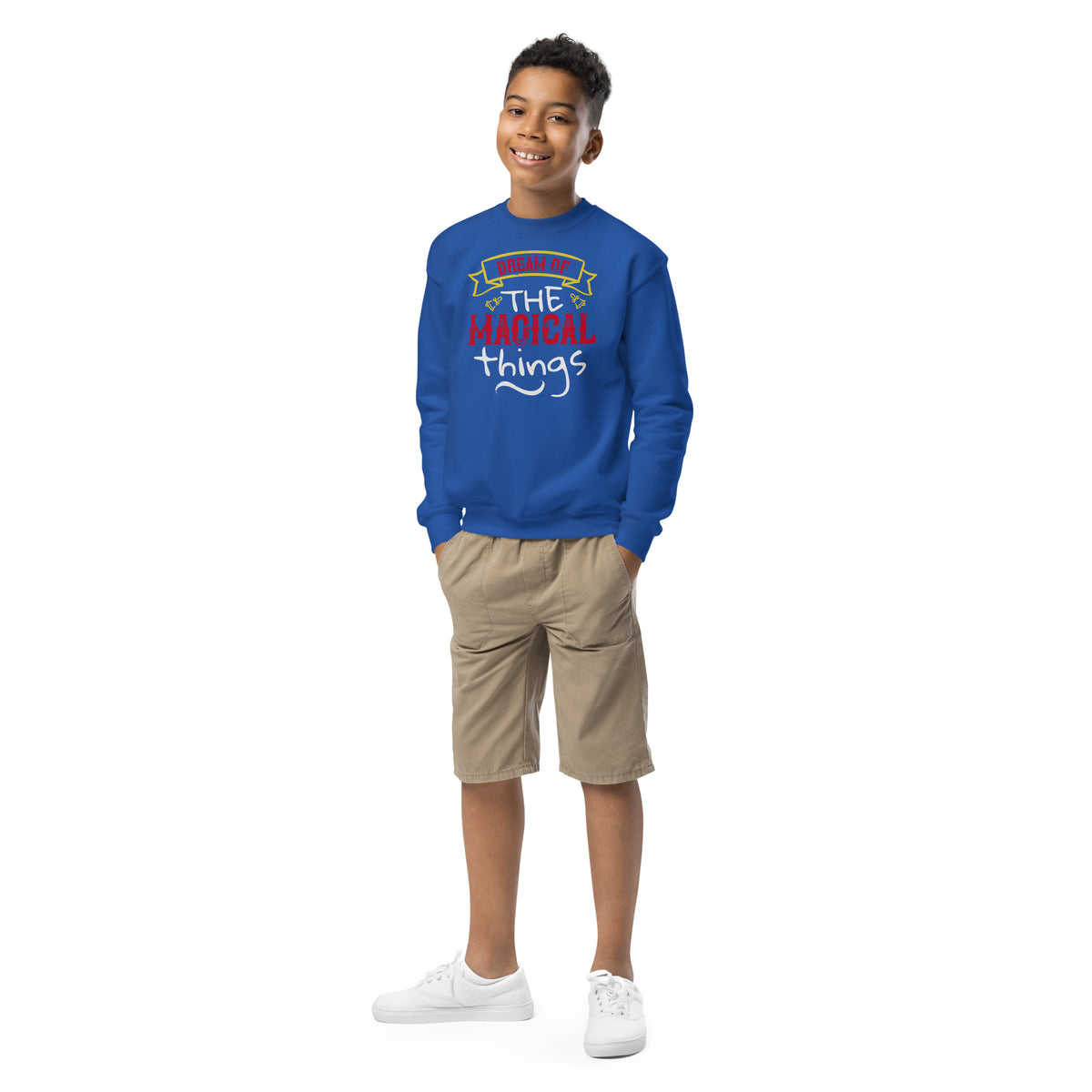 Dream of the Magical Things Christmas Kids Sweatshirt