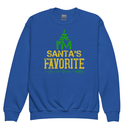 I'm Santa's Favorite Christmas Kids Sweatshirt