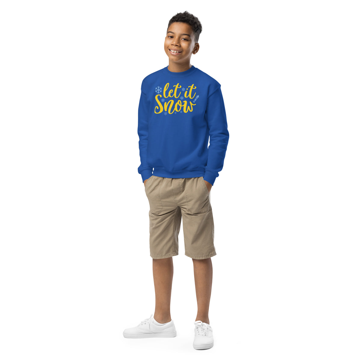 Let It Snow Christmas Kids Sweatshirt
