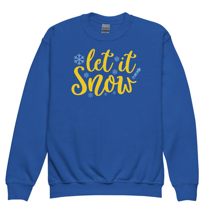 Let It Snow Christmas Kids Sweatshirt
