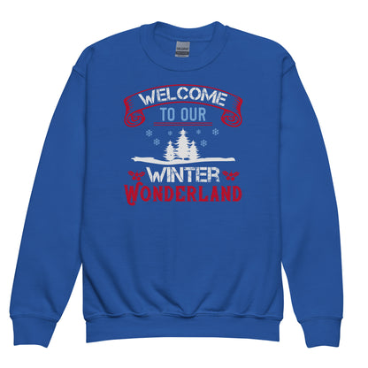 Welcome to Our Winter Wonderland Kids Sweatshirt