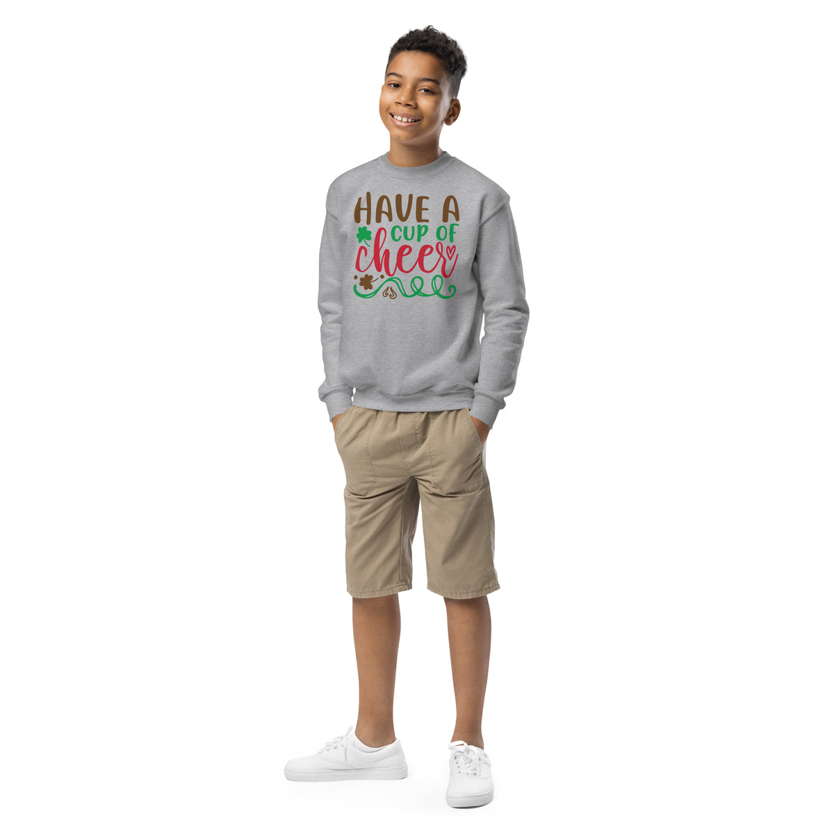 Have a Cup of Cheer Christmas Kids Sweatshirt