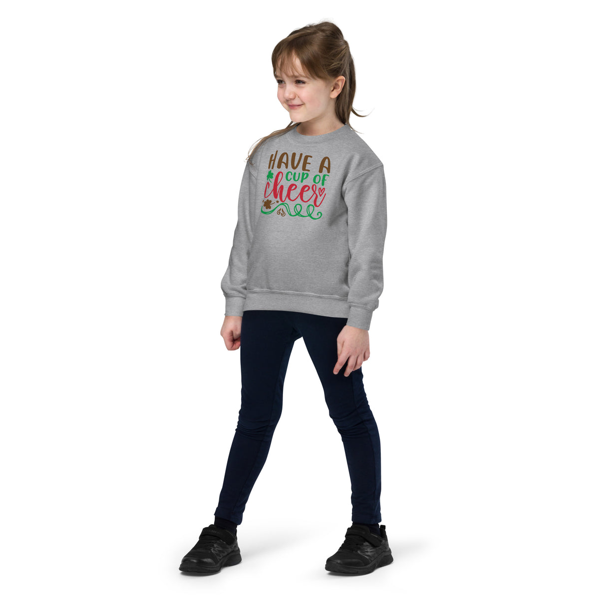 Have a Cup of Cheer Christmas Kids Sweatshirt