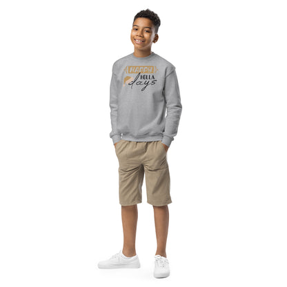 Happy Holla Days Christmas Kids Sweatshirt
