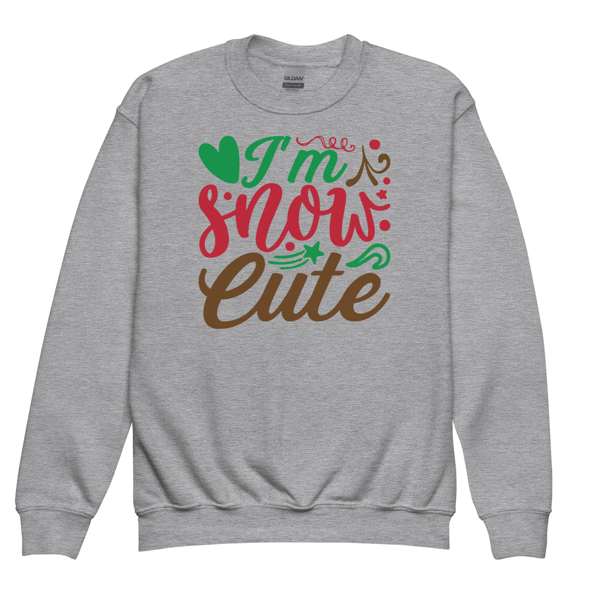 I Am Snow Cute Christmas Kids Sweatshirt