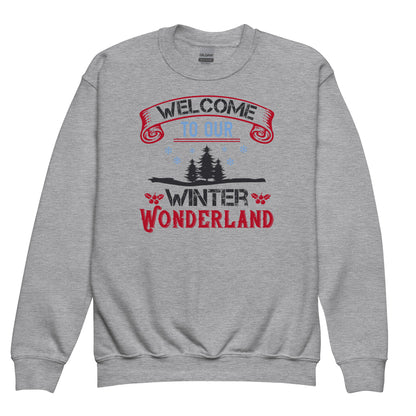 Welcome to Our Winter Wonderland Kids Sweatshirt