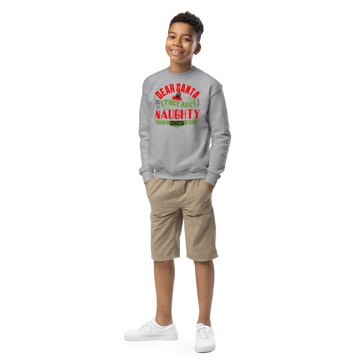 Dear Santa, They Are the Naughty Ones Christmas Kids Sweatshirt