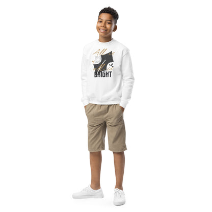 All Is Calm, All Is Bright Christmas Kids Sweatshirt