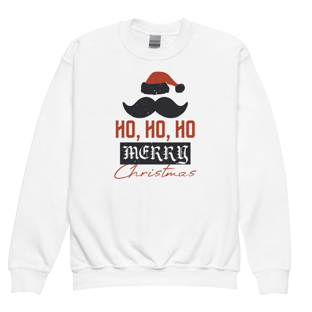 Ho Ho Ho Merry Christmas Kids Sweatshirt