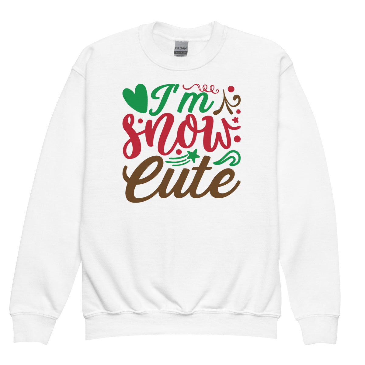 I Am Snow Cute Christmas Kids Sweatshirt