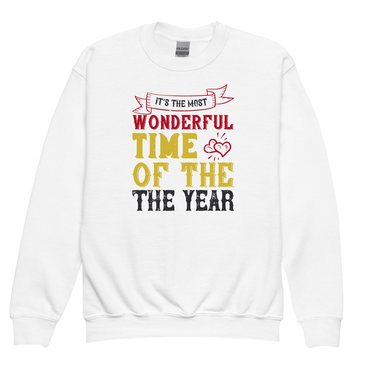 It's the Most Wonderful Time of the Year Christmas Kids Sweatshirt