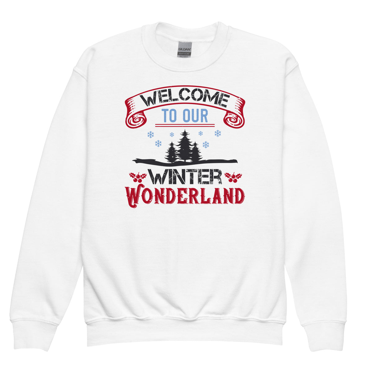 Welcome to Our Winter Wonderland Kids Sweatshirt