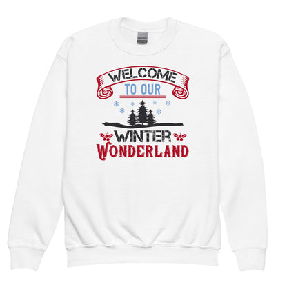 Welcome to Our Winter Wonderland Kids Sweatshirt