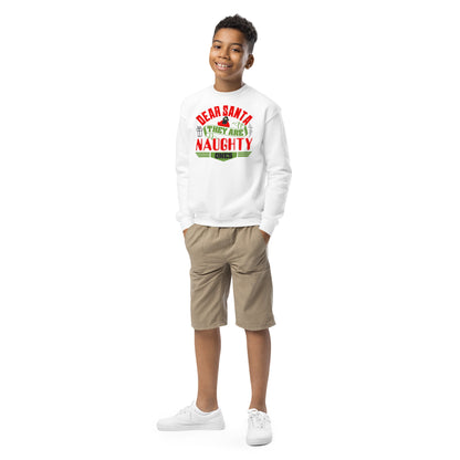 Dear Santa, They Are the Naughty Ones Christmas Kids Sweatshirt
