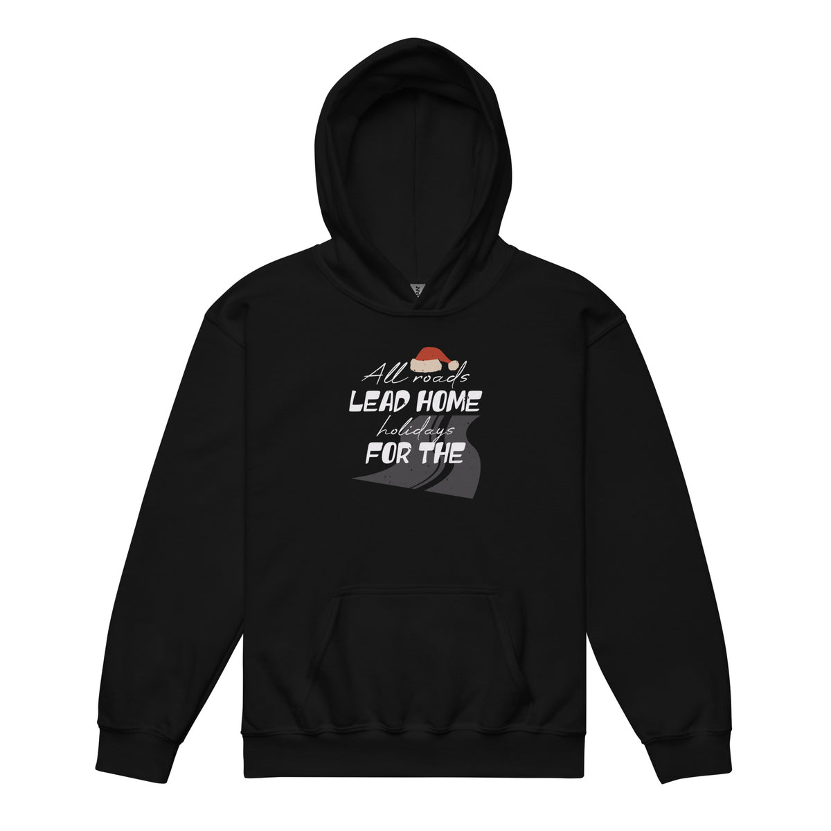 All Roads Lead Home for the Holidays Christmas Kids Hoodie