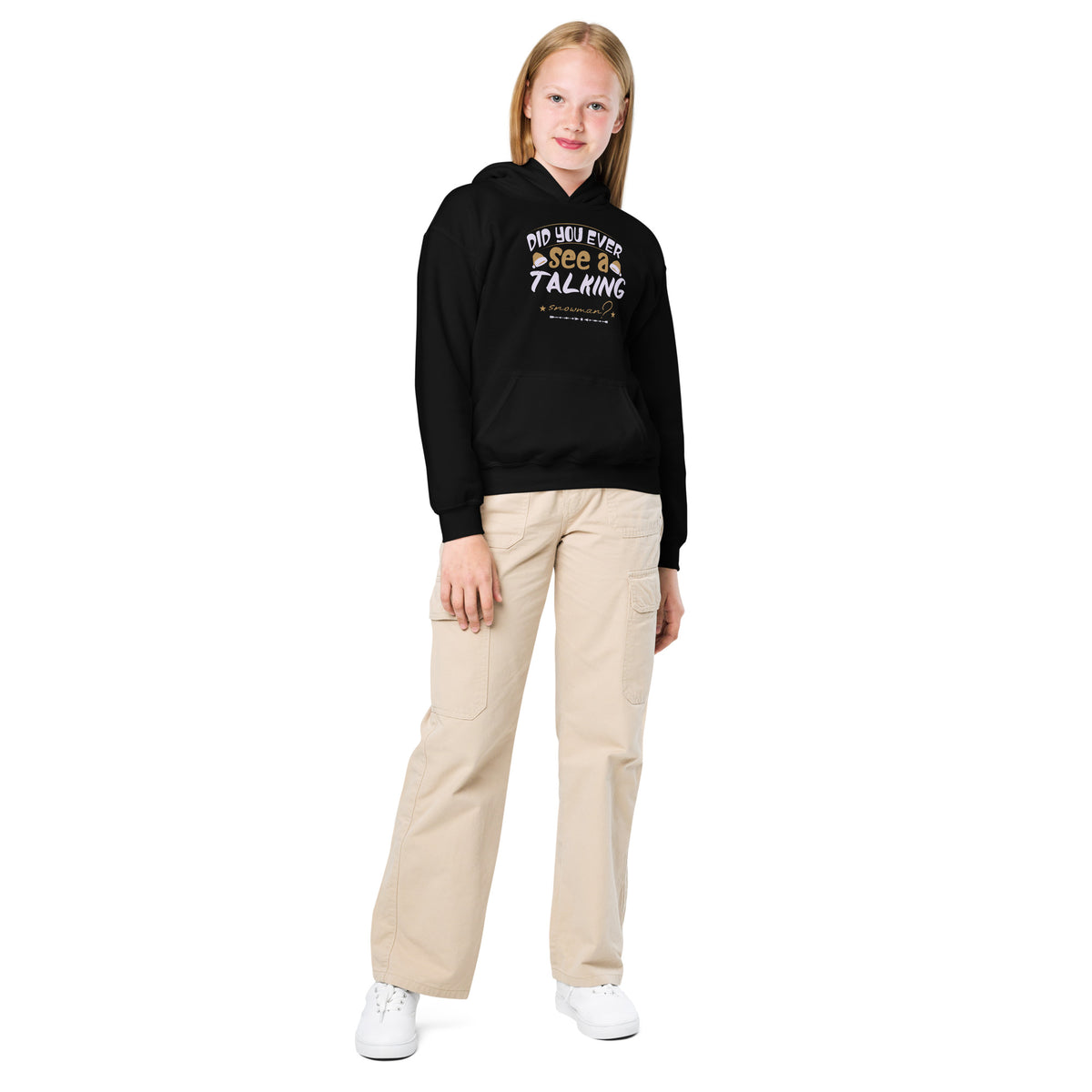 Did You Ever See a Talking Snowman? Christmas Kids Hoodie