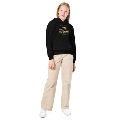Fairy Lights on Winter Nights Christmas Kids Hoodie