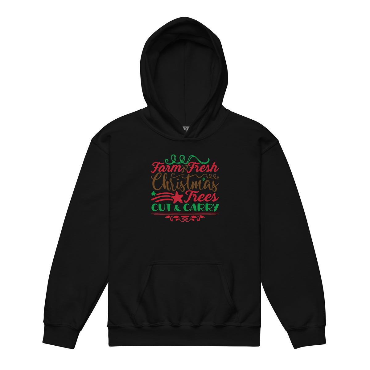 Farm Fresh Christmas Trees, Cut & Carry Kids Hoodie
