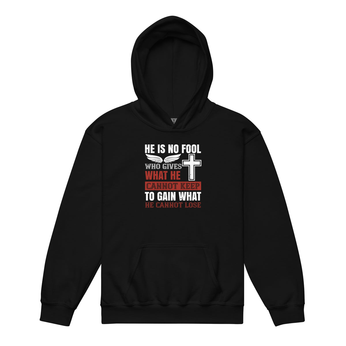 He Is No Fool Who Gives What He Cannot Keep Christian Kids Hoodie