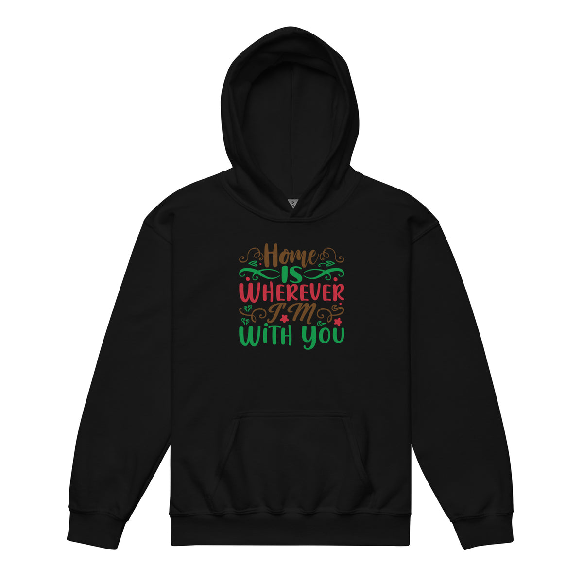Home Is Wherever I'm with You Christmas Kids Hoodie