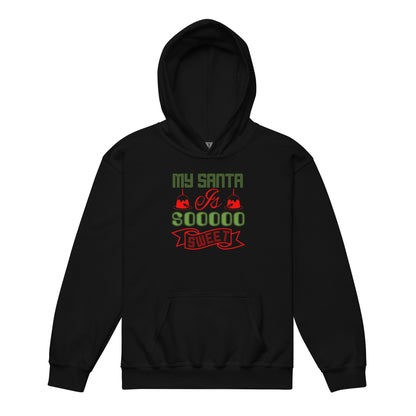 My Santa Is Soooo Sweet Christmas Kids Hoodie