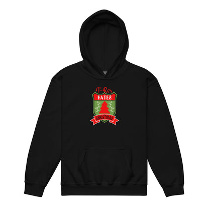 T-Rex Hates Christmas Kids Hoodie