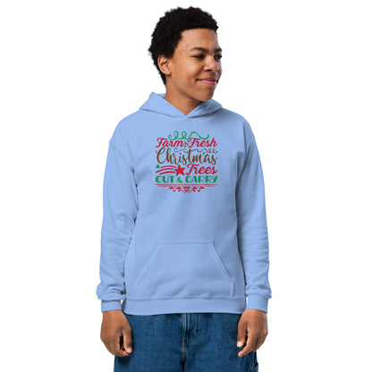 Farm Fresh Christmas Trees, Cut & Carry Kids Hoodie