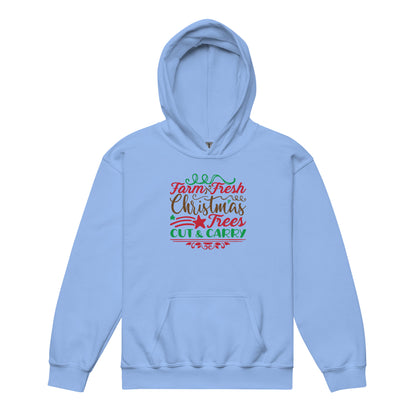Farm Fresh Christmas Trees, Cut & Carry Kids Hoodie