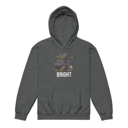 All Is Calm, All Is Bright Christmas Kids Hoodie