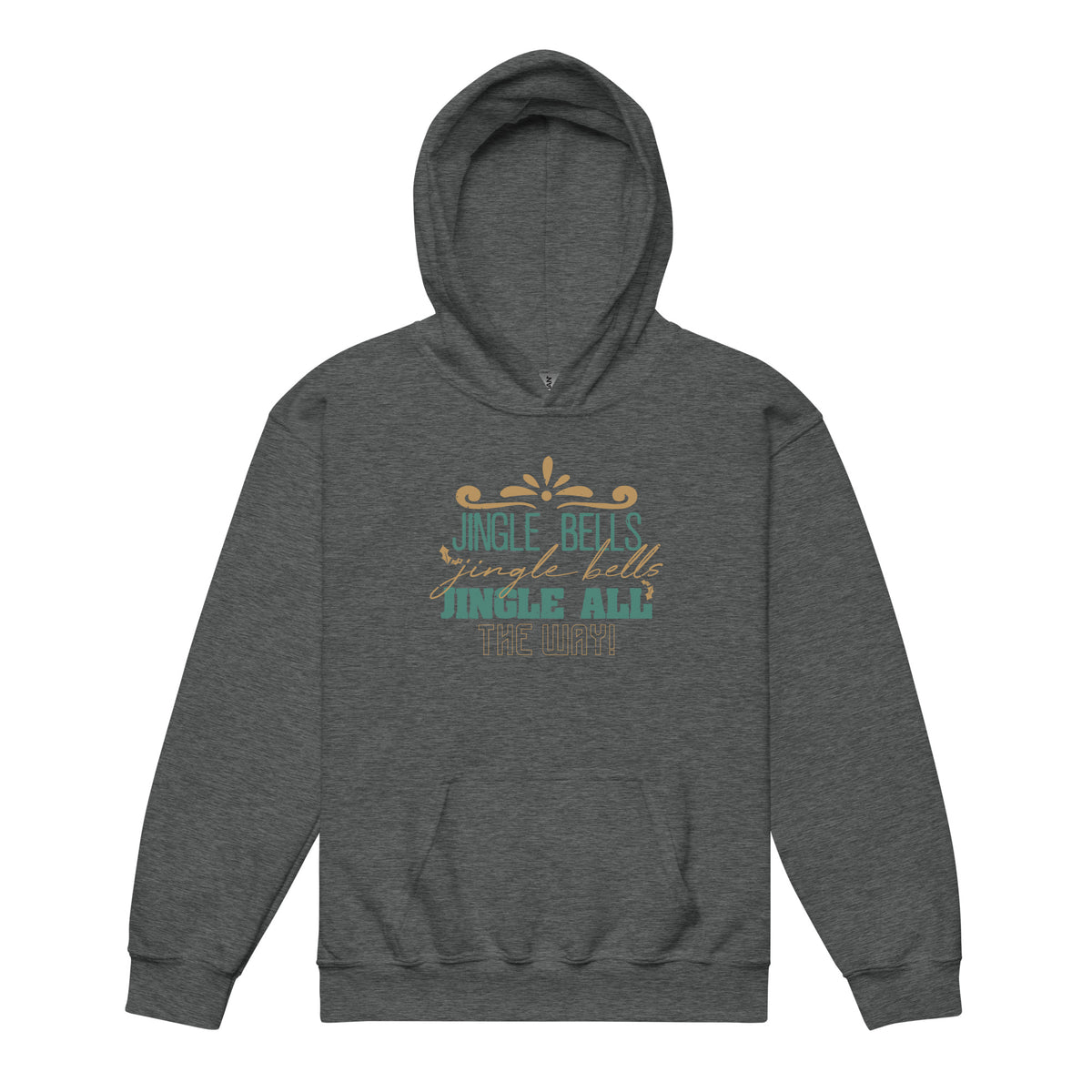 Jingle Bells, Jingle All the Way Christmas Kids Hoodie