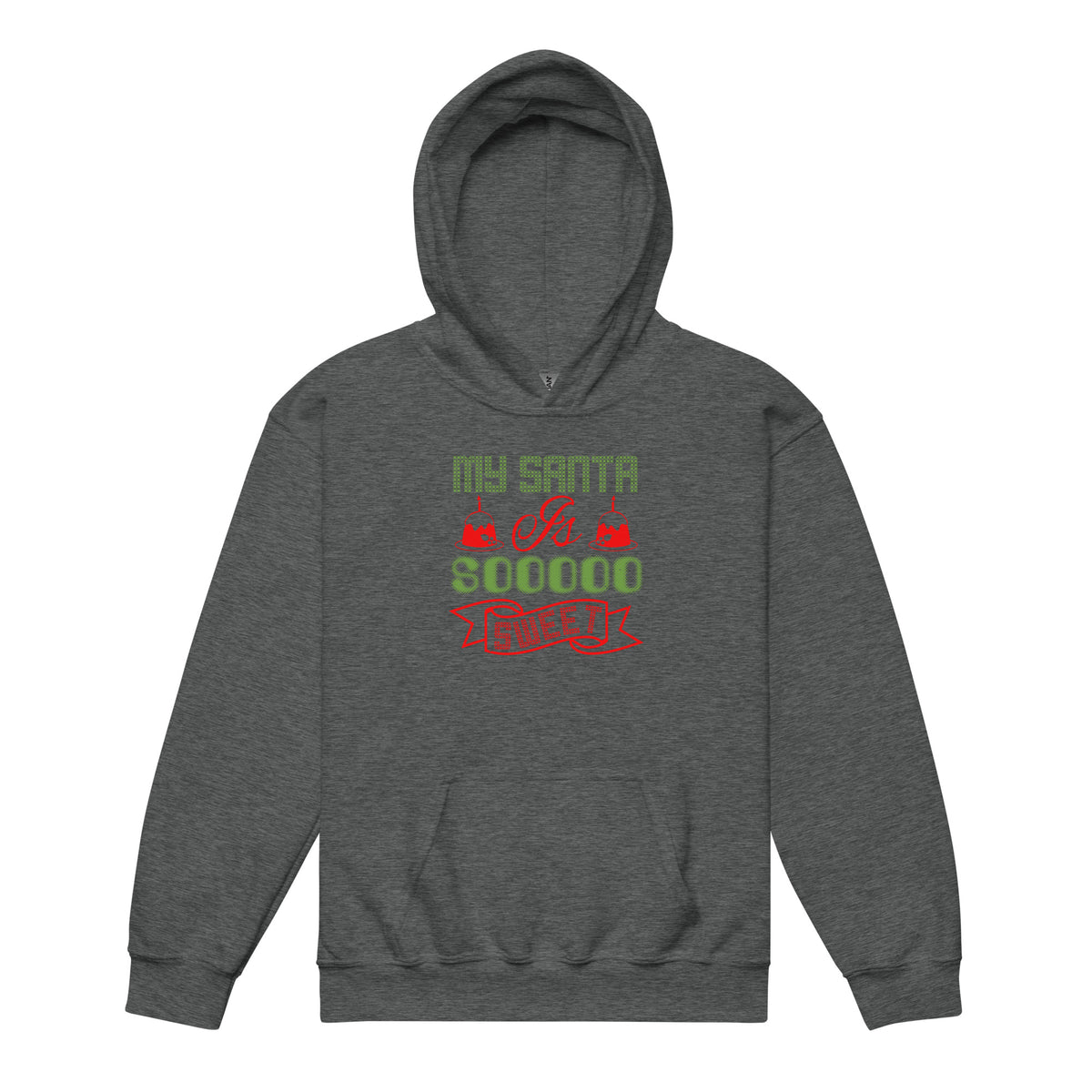 My Santa Is Soooo Sweet Christmas Kids Hoodie