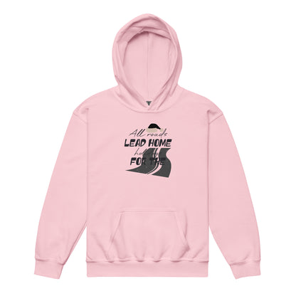 All Roads Lead Home for the Holidays Christmas Kids Hoodie