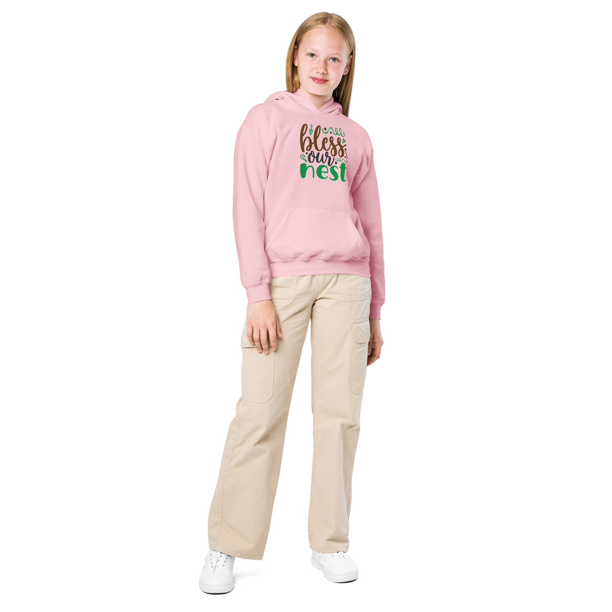 Bless Our Nest Christmas Kids Hoodie