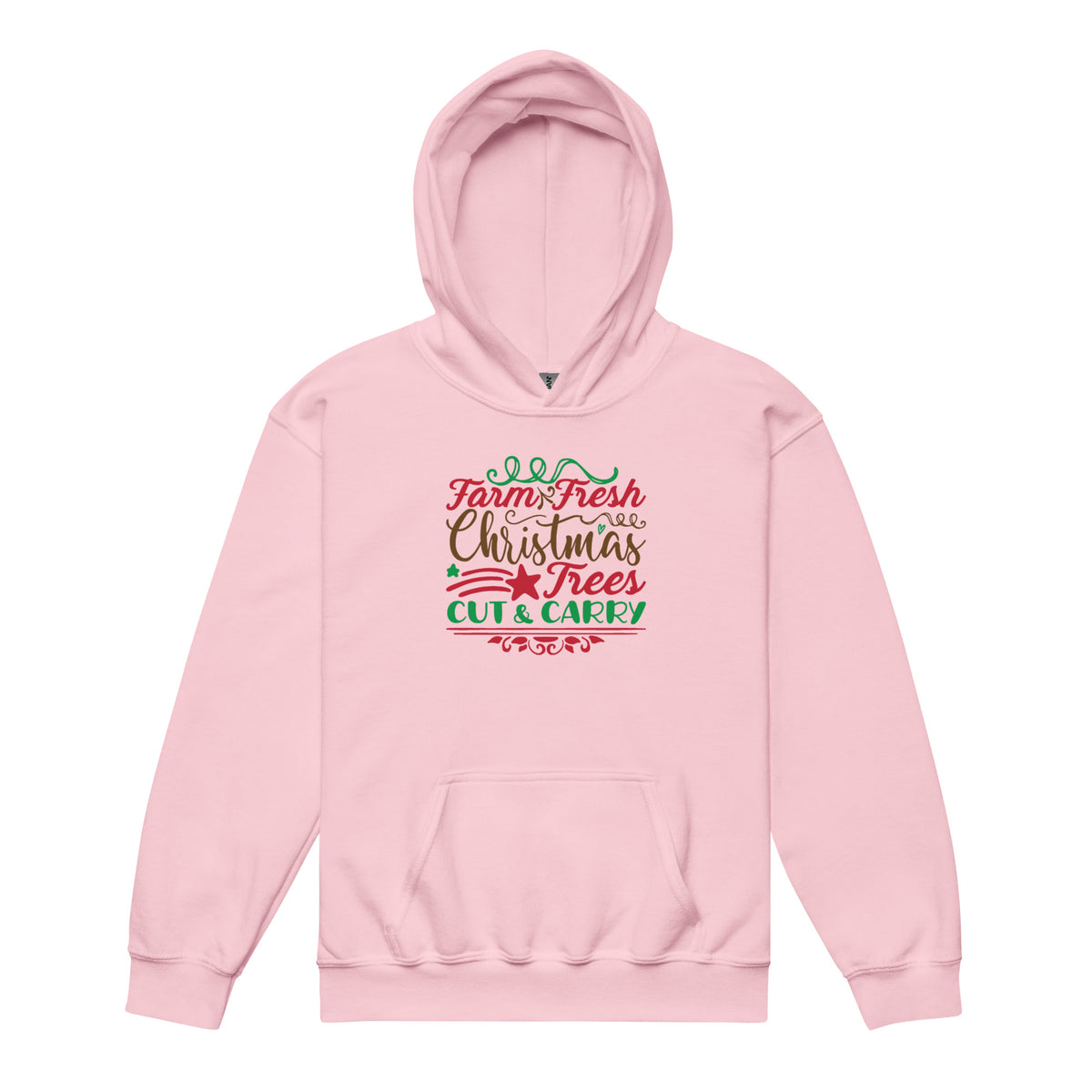 Farm Fresh Christmas Trees, Cut & Carry Kids Hoodie