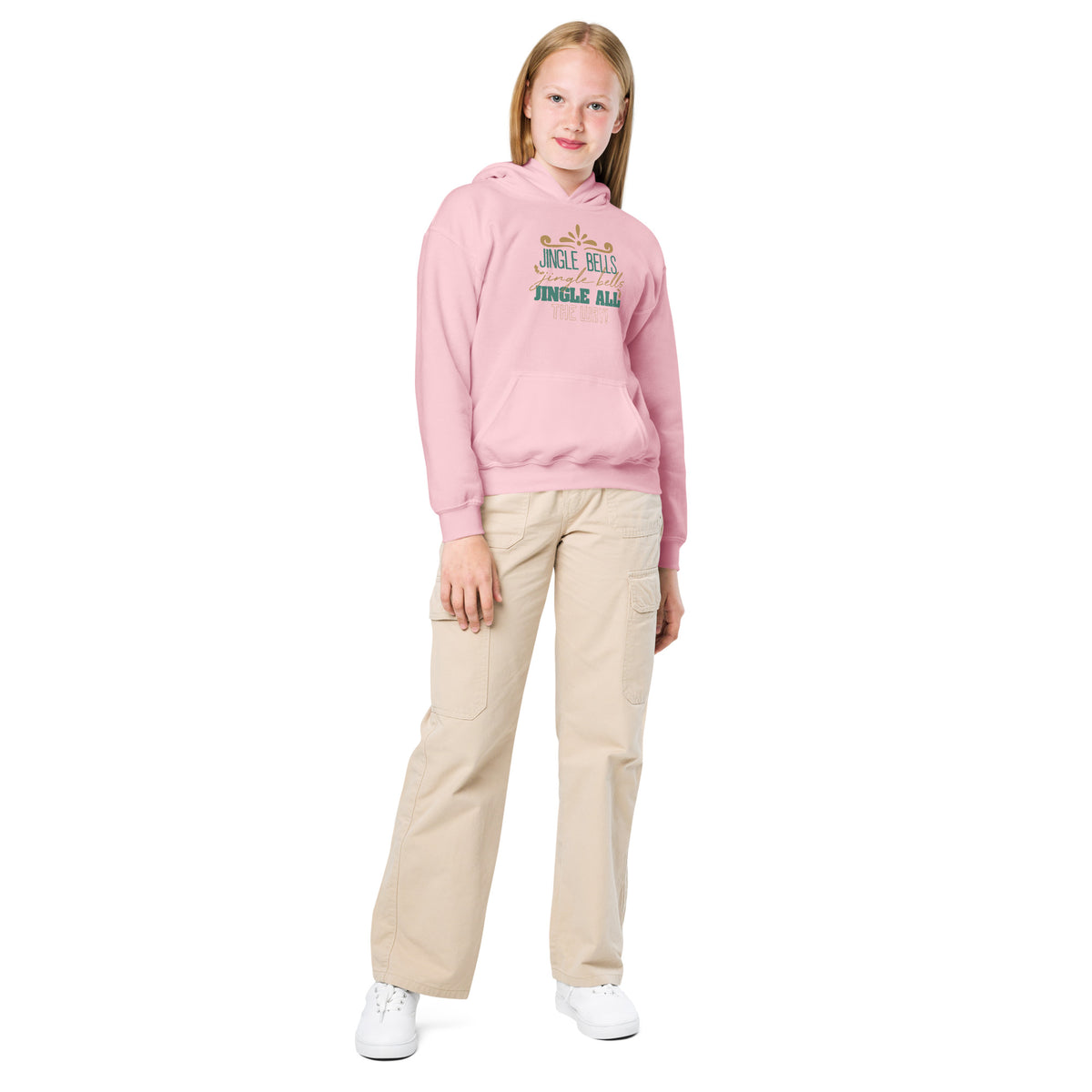 Jingle Bells, Jingle All the Way Christmas Kids Hoodie