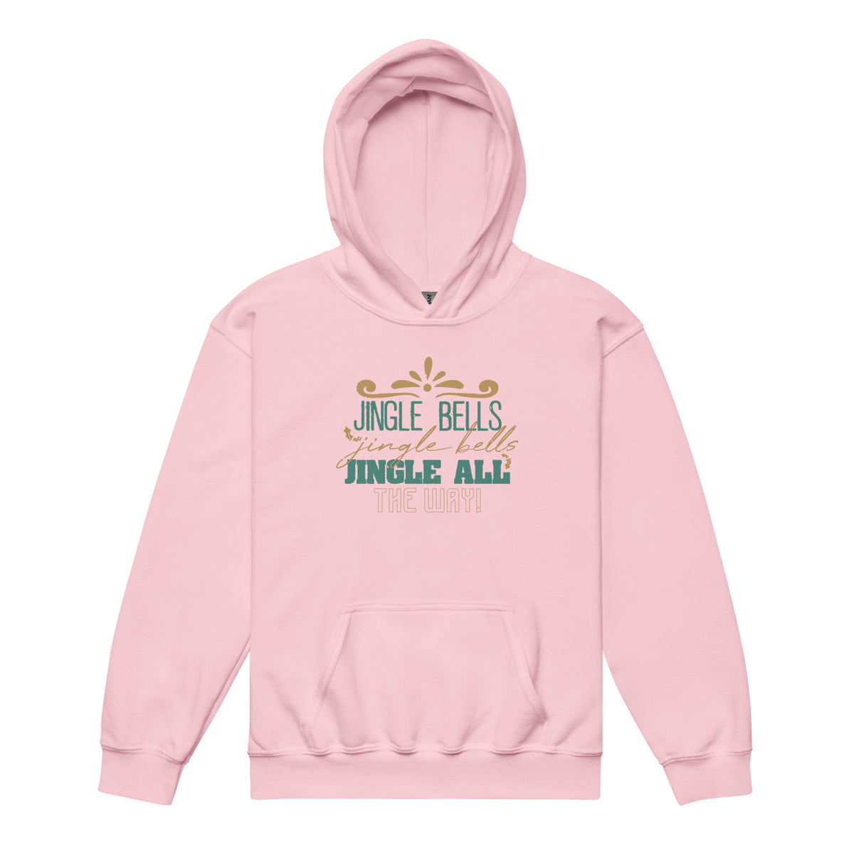 Jingle Bells, Jingle All the Way Christmas Kids Hoodie