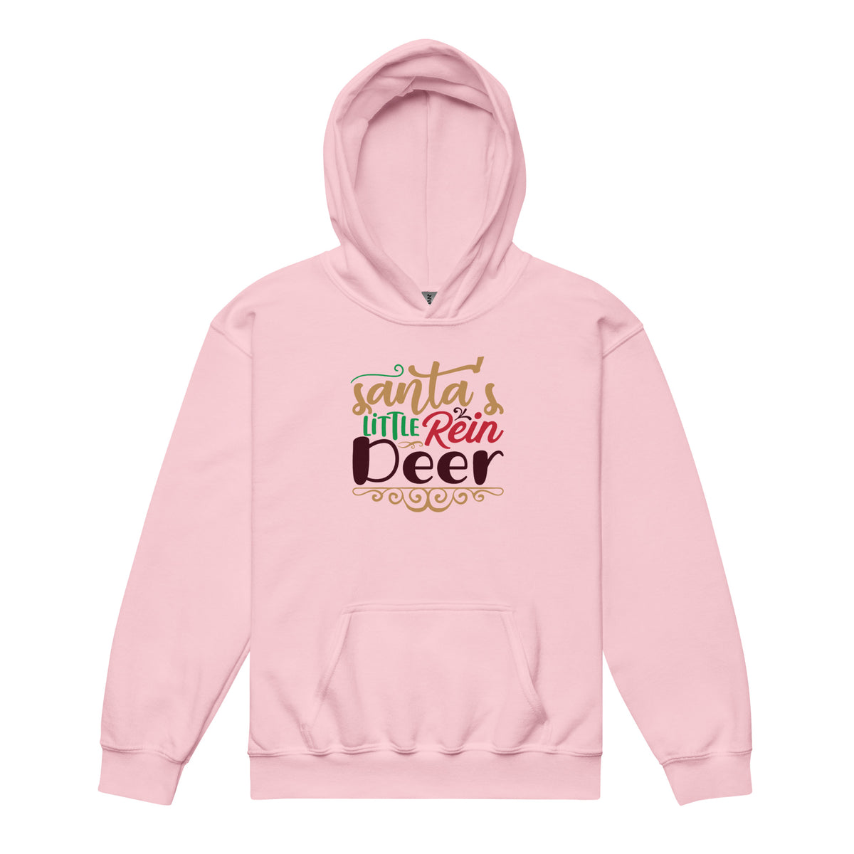 Santa's Little Reindeer Christmas Kids Hoodie