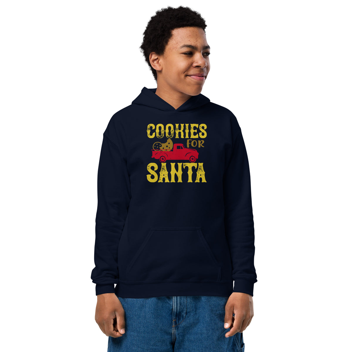Cookies for Santa Christmas Kids Hoodie