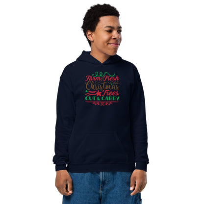 Farm Fresh Christmas Trees, Cut & Carry Kids Hoodie