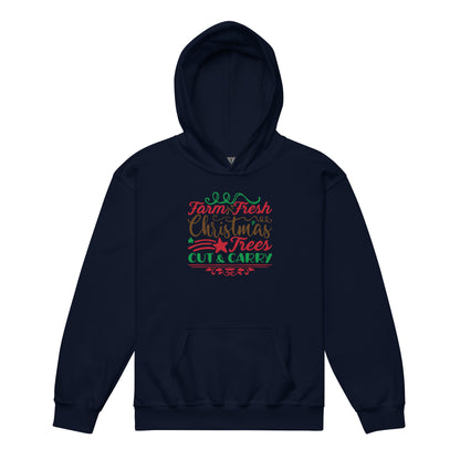Farm Fresh Christmas Trees, Cut & Carry Kids Hoodie