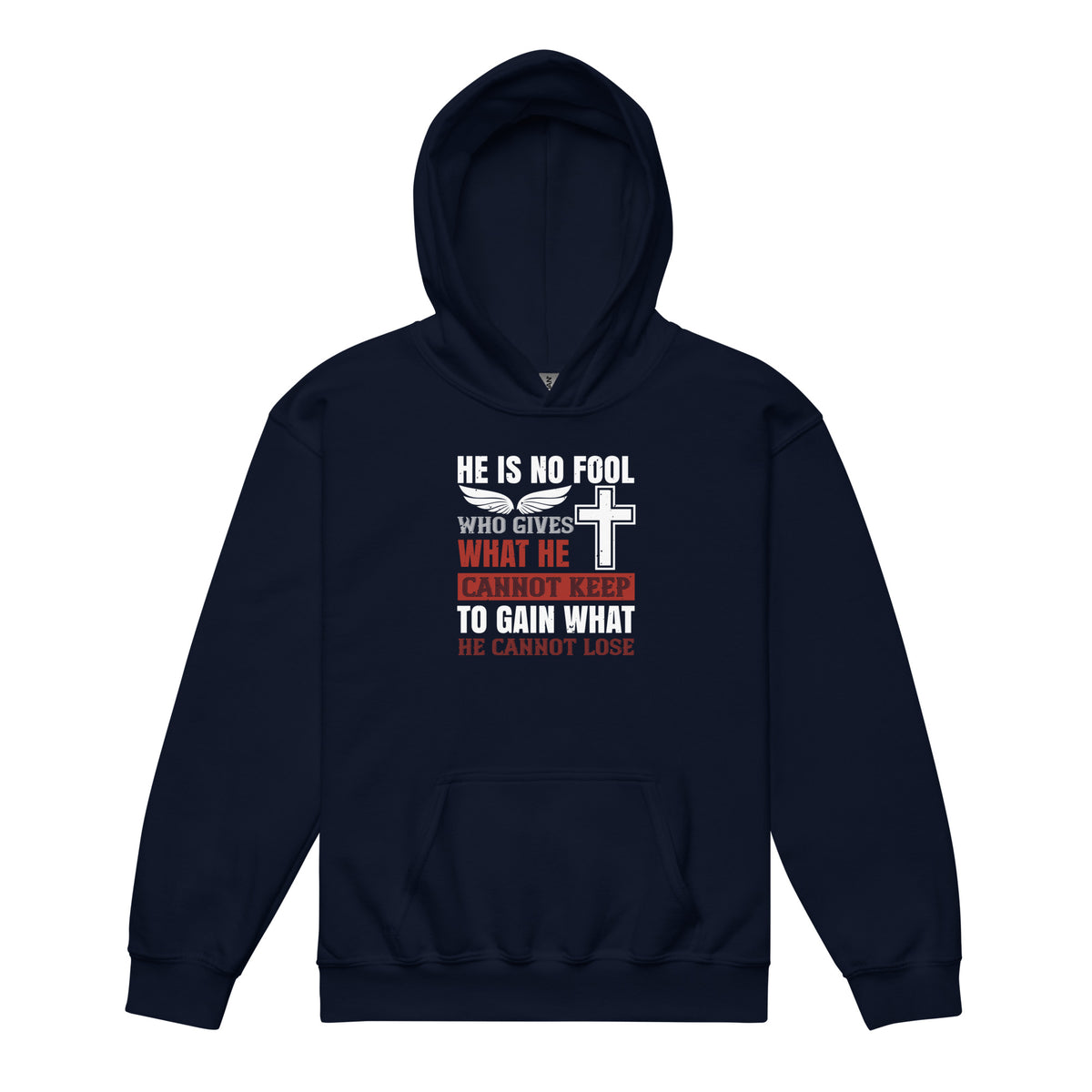 He Is No Fool Who Gives What He Cannot Keep Christian Kids Hoodie