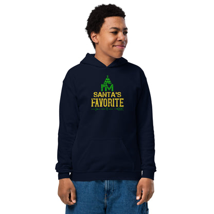 I'm Santa's Favorite Christmas Kids Hoodie