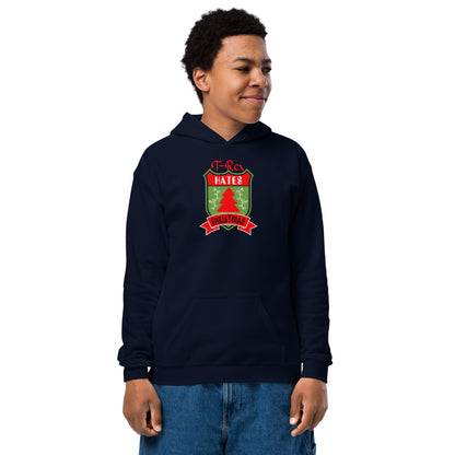 T-Rex Hates Christmas Kids Hoodie
