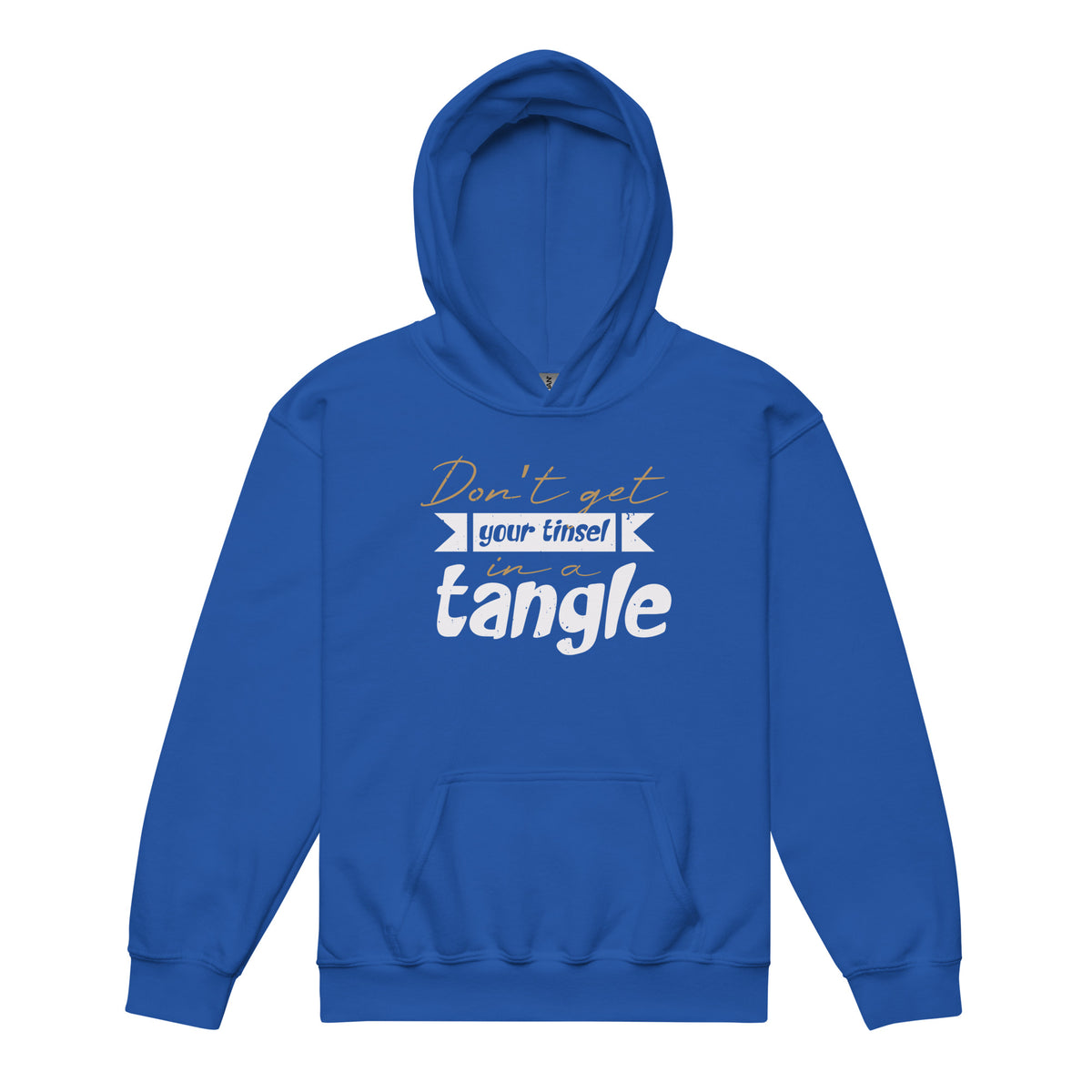 Don't Get Your Tinsel in a Tangle Christmas Kids Hoodie