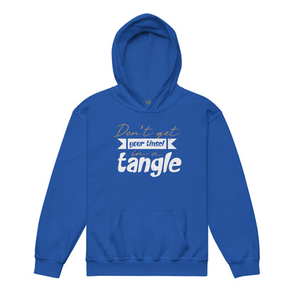 Don't Get Your Tinsel in a Tangle Christmas Kids Hoodie