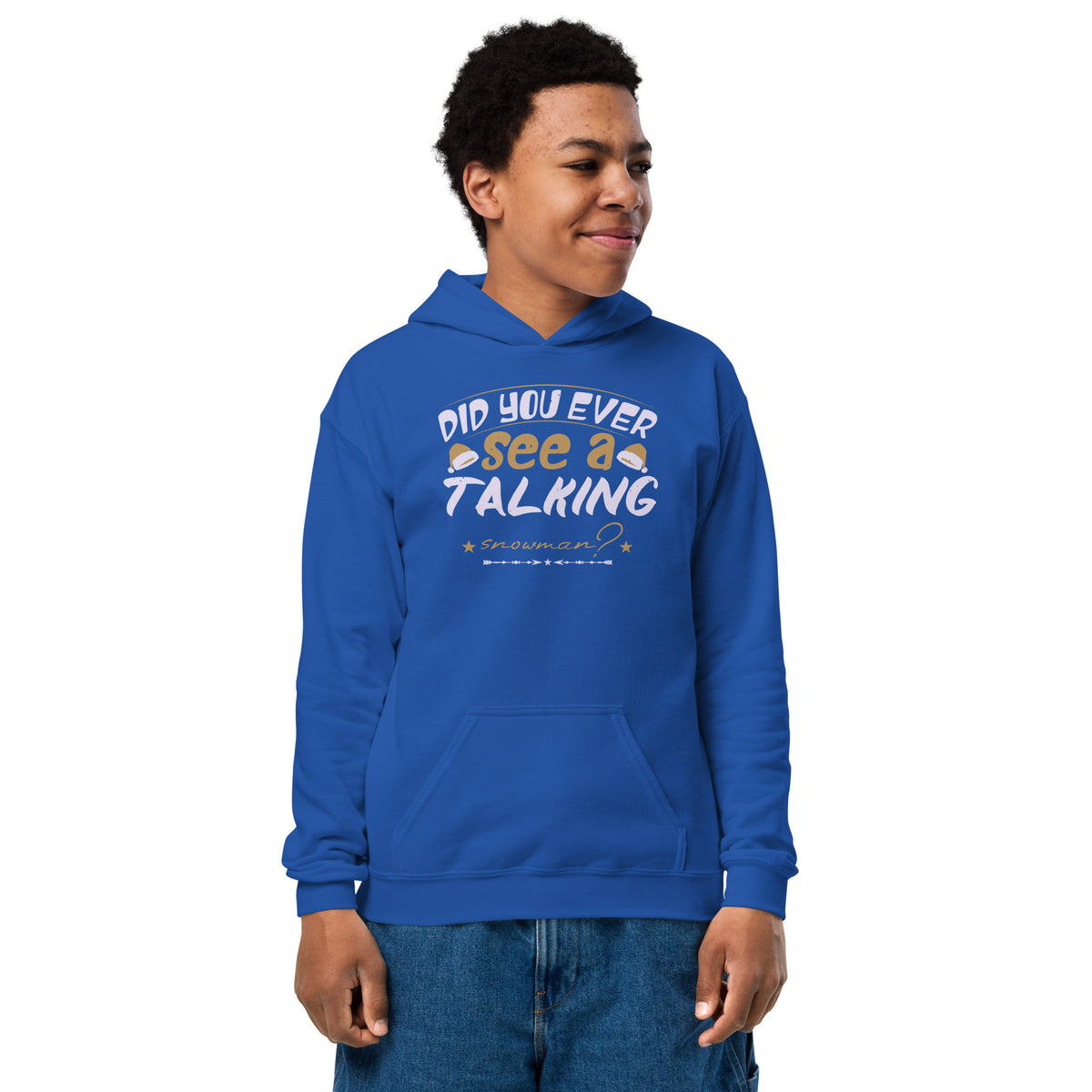 Did You Ever See a Talking Snowman? Christmas Kids Hoodie